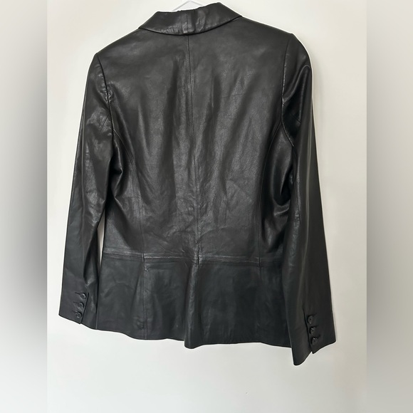 Vince. 100% leather blazer style jacket 6 - Picture 4 of 4